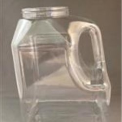 128 oz PET Handleware, Oblong, 89-400, ,