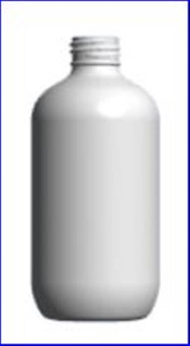 8 oz HDPE Boston Round, Round, 24-410,
