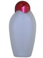 400 ml HDPE Convex Oval, 17.6mm ,