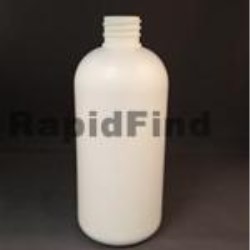 16 oz HDPE Boston Round, Round, 28-410,