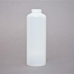 140 ml HDPE Cylinder, Round, 28Crimp, Round Shoulder