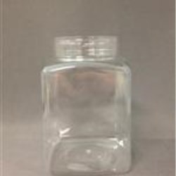 17 oz PET Jar, Square, 63,
