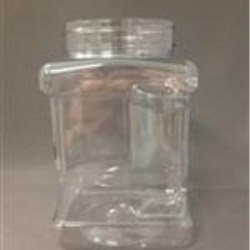 42 oz PET Jar, Square, 89,