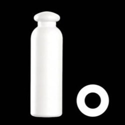 200 ml HDPE Bullet, Round, 24-410, Shea Moisture Radiant Developer Creme SS