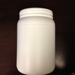 1750 cc HDPE Packer, Round, 110-400,