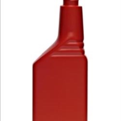 12 oz HDPE Asymmetrical, Oblong, 24-400Special, Offset Neck ,