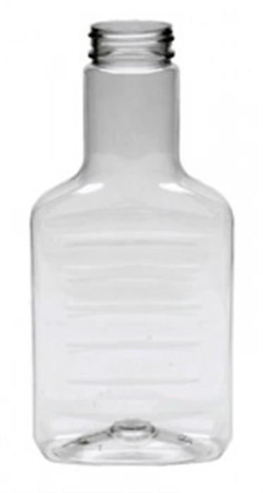 18 oz PET Long Neck, Oblong, 38-400, Ribbed ,
