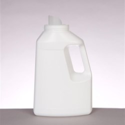 66 oz HDPE Handleware Oblong, 70Drainback ,