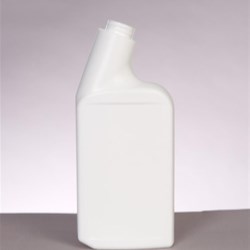 500 ml HDPE Asymmetrical Oblong, 28-400, Offset Neck
