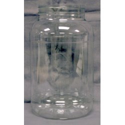 107 oz PET Jar, Round, 110-400, Label Indent