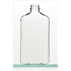 500 ml PET Straight Sided, Oblong, 28-400, ,