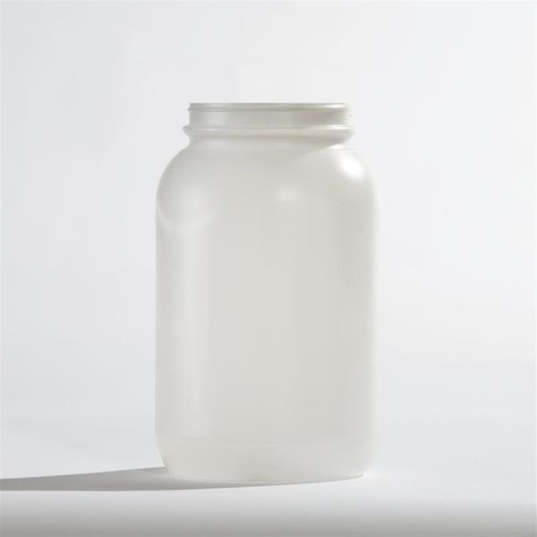 128 oz HDPE Jar, Round, 110-400, Label Indent