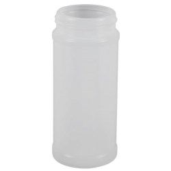 16 oz HDPE Jar, Round, 63-485, ,