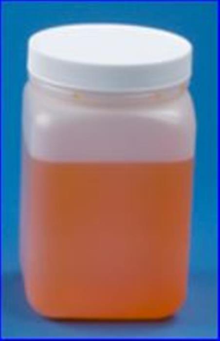 32 oz HDPE Jar, Square, 89-400, ,