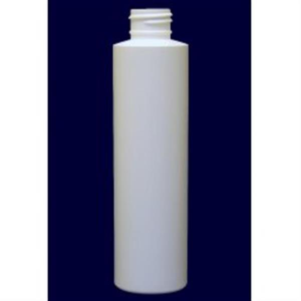 5.1 oz HDPE Cylinder, Techmer, Coex Round, 24-410, "Thickening Serum" 1 Pass SilkScreen