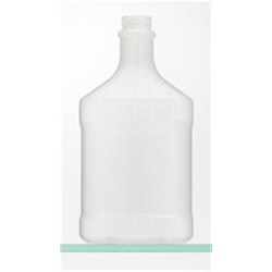 32 oz P/P Long Neck, Oblong, 33-490, Label Indent
