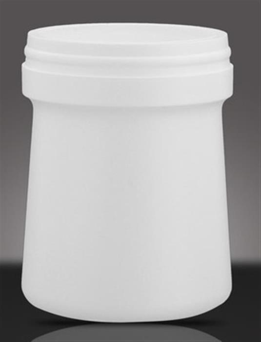 1.5 ltr HDPE Wipes Canister Round, 128mm Snap On, Tapered
