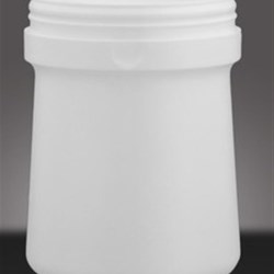 1.5 ltr HDPE Wipes Canister Round, 124mm Snap On, Tapered