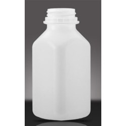 12 oz HDPE Straight Sided Square, 38mm TE Ratche ,