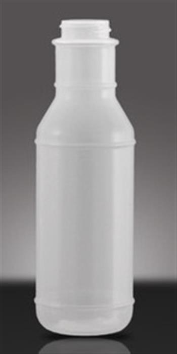 375 ml HDPE Long Neck Round, 38-400, ,