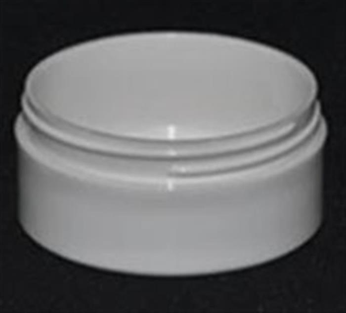2 oz P/P Jar, Round, 70mm, Thick Wall Low Profile "Edge Tamer" Label Applied ,