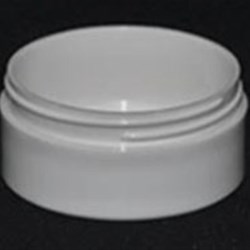 2 oz P/P Jar, Round, 70mm, Thick Wall Low Profile Edge Tamer Label Applied ,