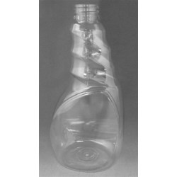 16 oz PET Sprayer Oval, 28mm Ratchet, ,