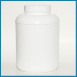 2 gal HDPE Packer, Round, 120-400, Label Indent