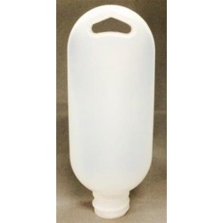 1.5 oz HDPE LR7320-01 (alt 5502 BN) Tottle/Tube Bottle, Oval, 24-410, Electro Treat
