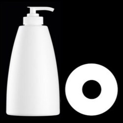 500 ml HDPE Tapered Round, 28-410,