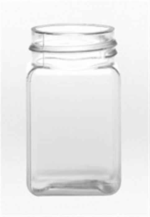 4 oz PET Jar Square, 43mm, ,