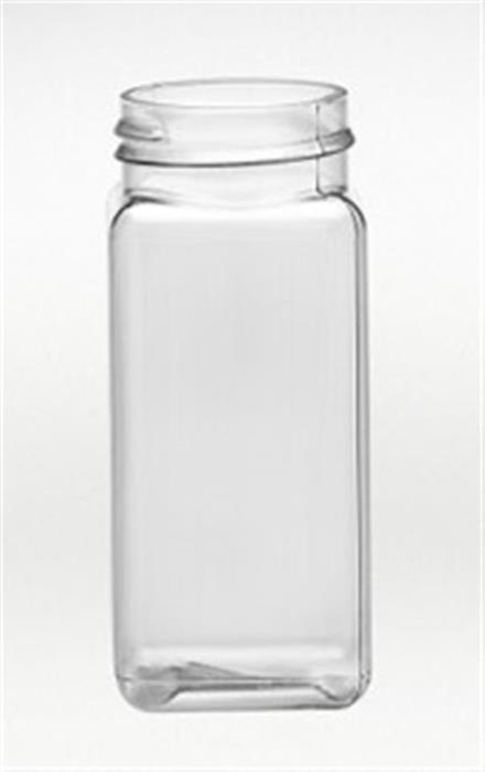 6 oz PET Jar Square, 43mm, ,
