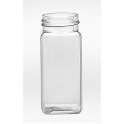6 oz PET Jar Square, 43mm, ,