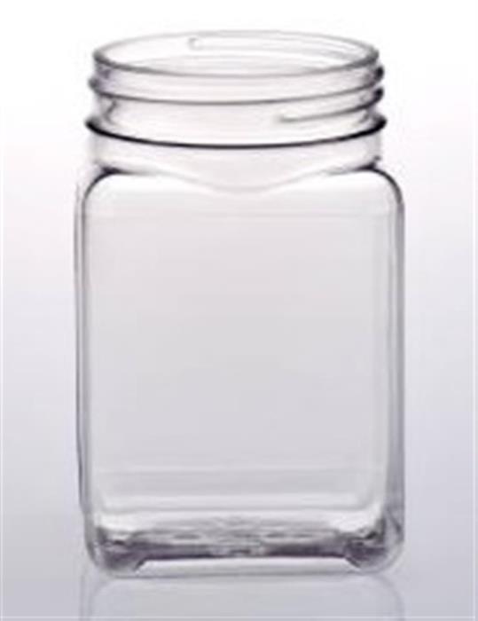 10 oz PET Jar Square, 63mm, ,
