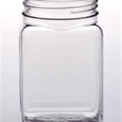 10 oz PET Jar Square, 63mm, ,