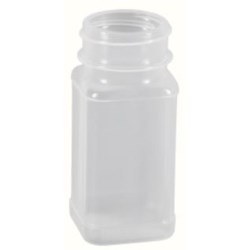 4 oz P/P Jar, Square, 43-485, ,