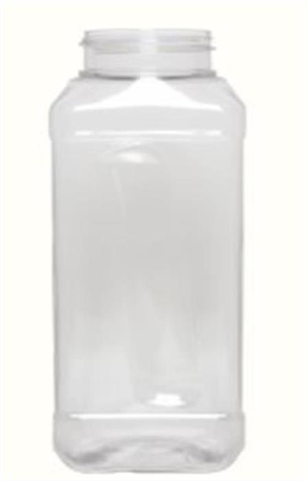 32 oz PET Jar, Square, 63-485, ,