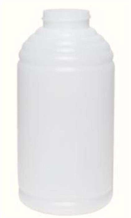 16 oz HDPE Novelty, Round, 38-400, Ribbed/Fluted ,