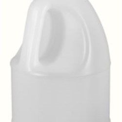 56 oz HDPE Handleware, Round, 53-400, Label Indent ,