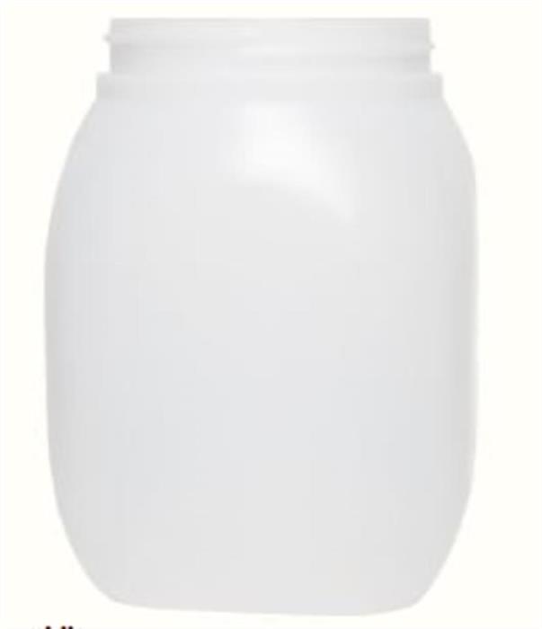 64 oz HDPE Jar, Square, 100-400,