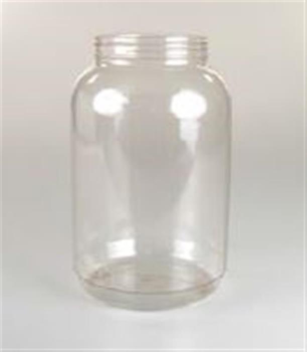 1 gal PVC Jar, Round, 100-400, ,