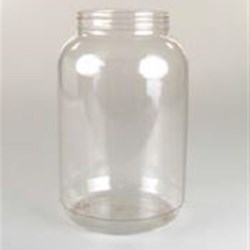 1 gal PVC Jar, Round, 100-400, ,