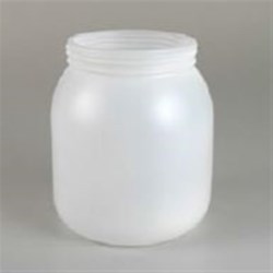 0.625 gal HDPE Jar, Round, 120-400, ,