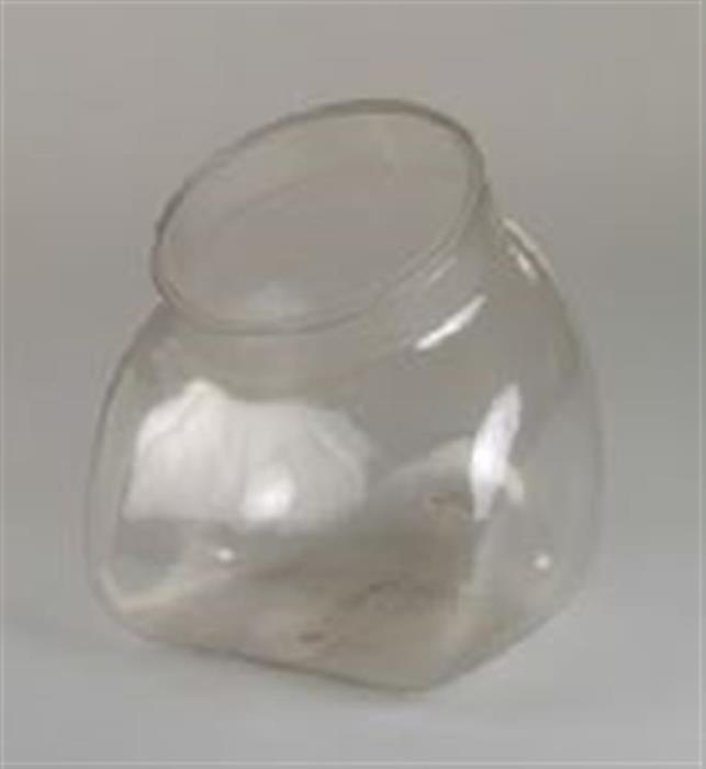 PVC Jar, Round, 108mm, Offset Neck ,