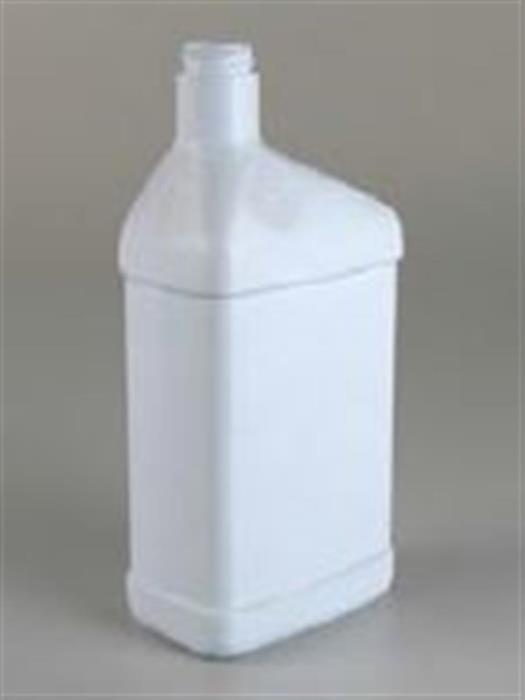 1 qt HDPE Straight Sided, Oblong, 43-400, ,
