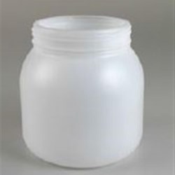 0.5 gal HDPE Jar, Round, 120-400, ,