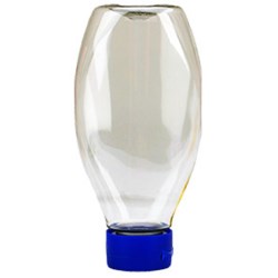 16 oz PET Reverse Tapered, Oval, 38-400, Inverted