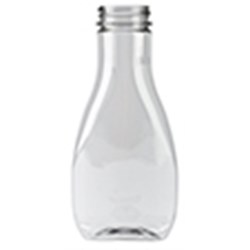 8 oz PET Tapered, Oblong, 38-400,