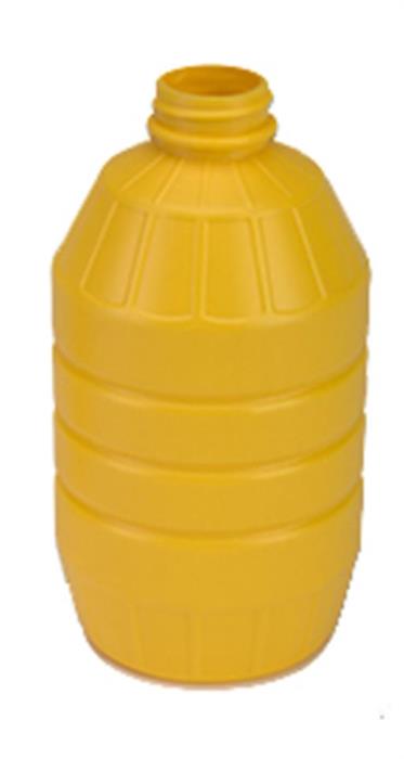 16 oz MDPE Convex, Round, 33mm, Ribbed ,