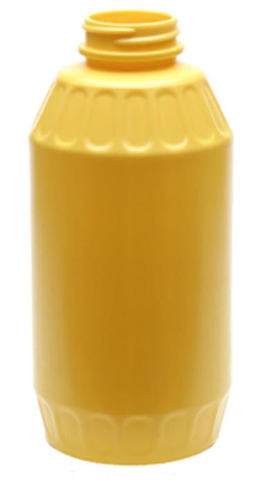 8 oz MDPE Convex, Round, 38mm, ,